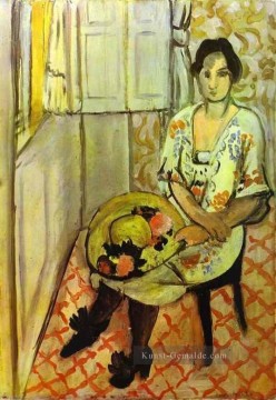 Abstraktions und Dekorations Werke - Sitzende Frau 1919 Fauvismus